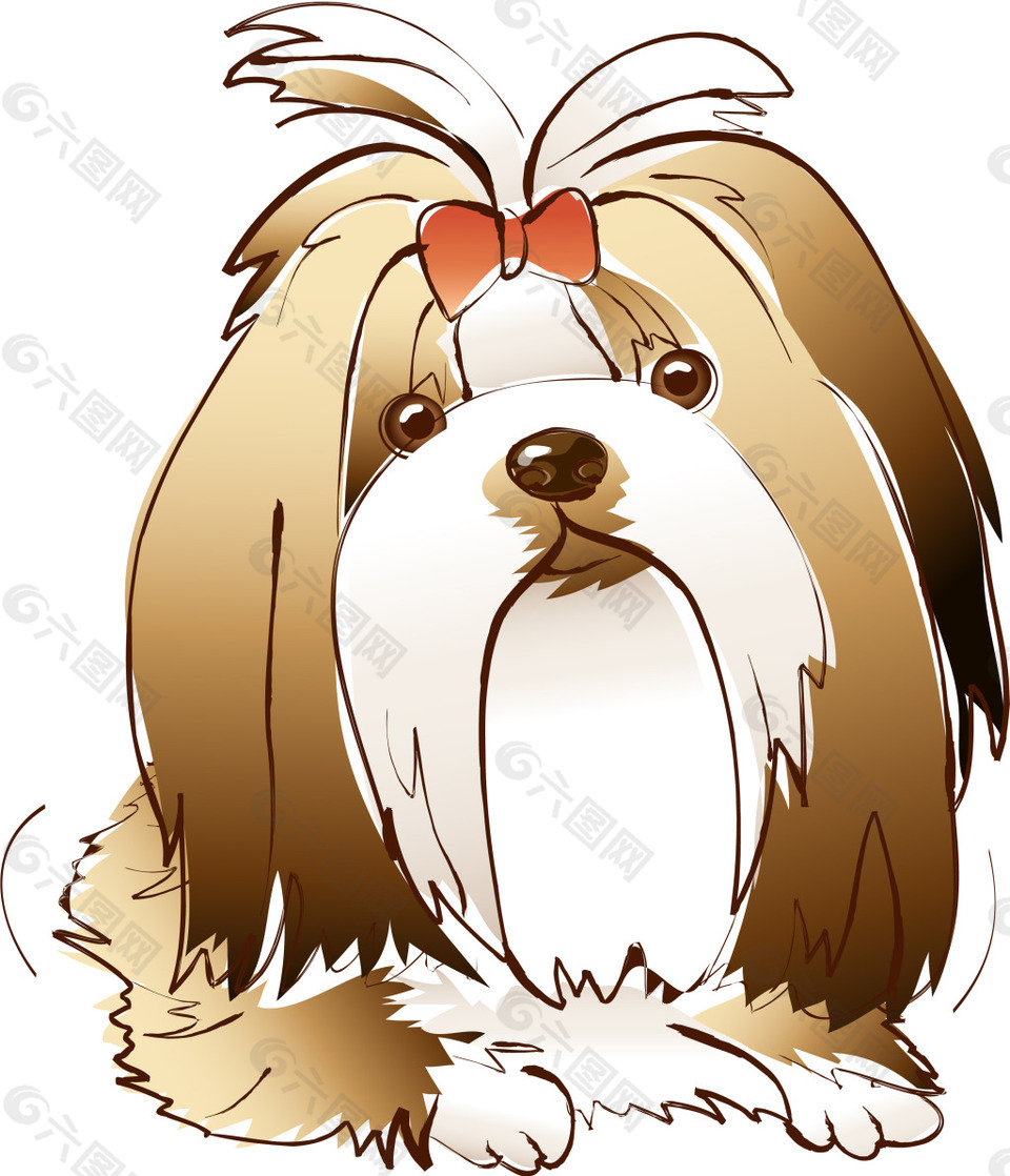 卡通宠物狗素材设计