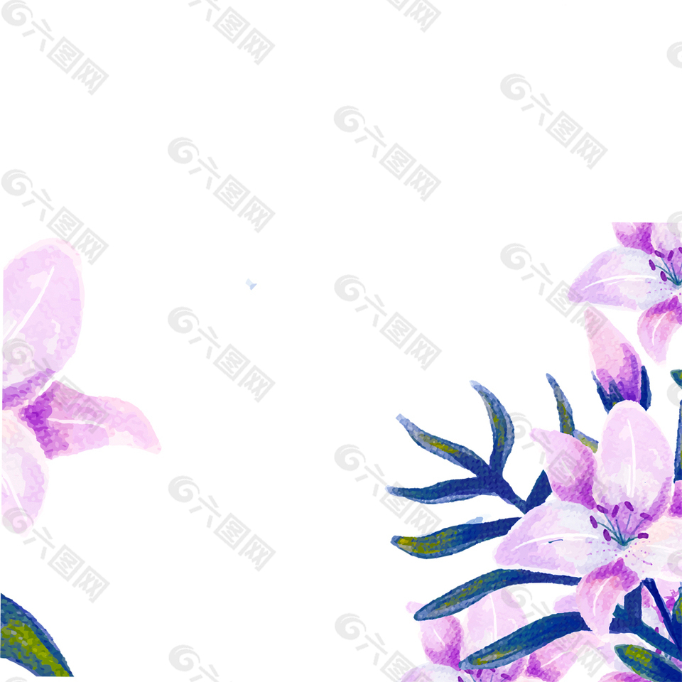 紫色小花朵