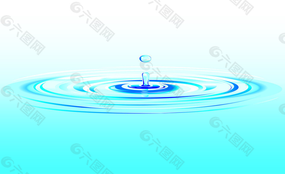 水滴涟漪