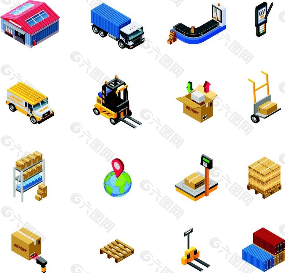 物流运输漫画图片