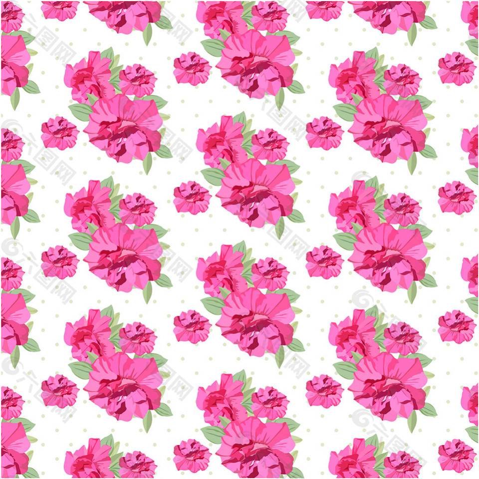 粉红色的花朵图案背景