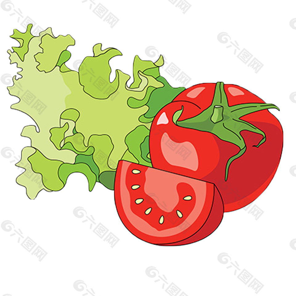 番茄生菜