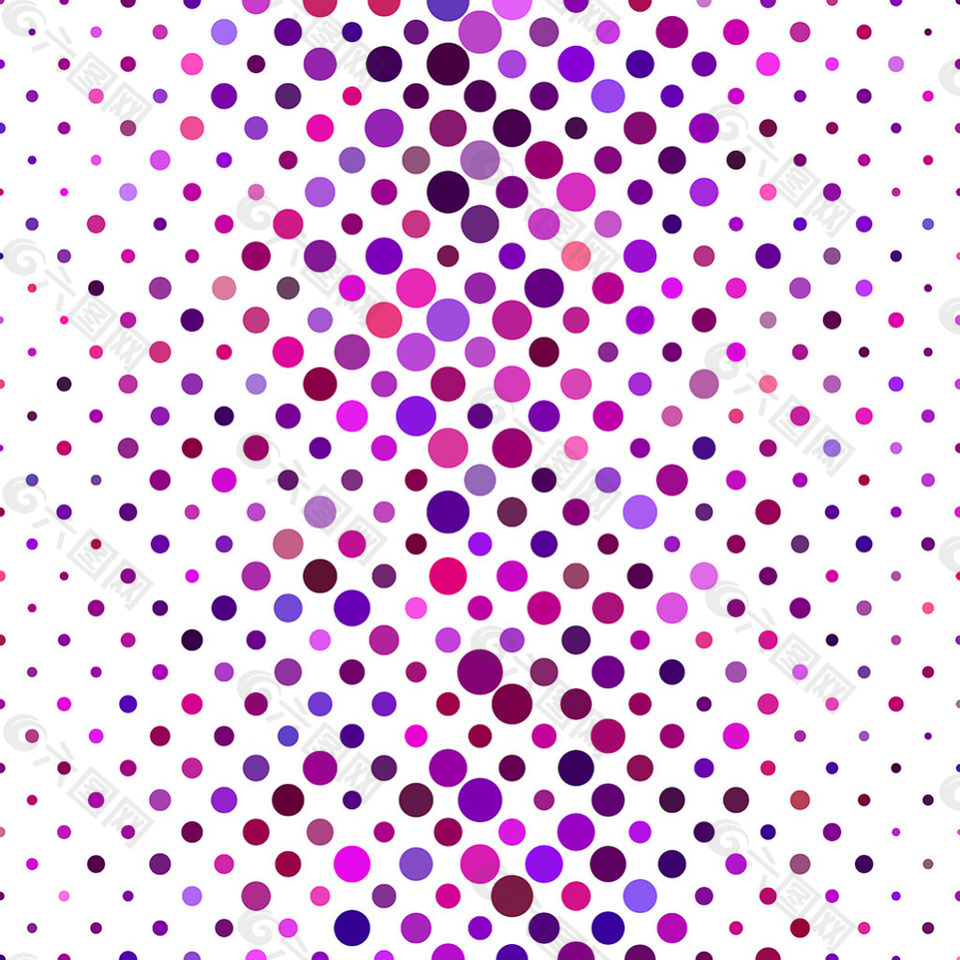 紫色粉色点装饰图案背景