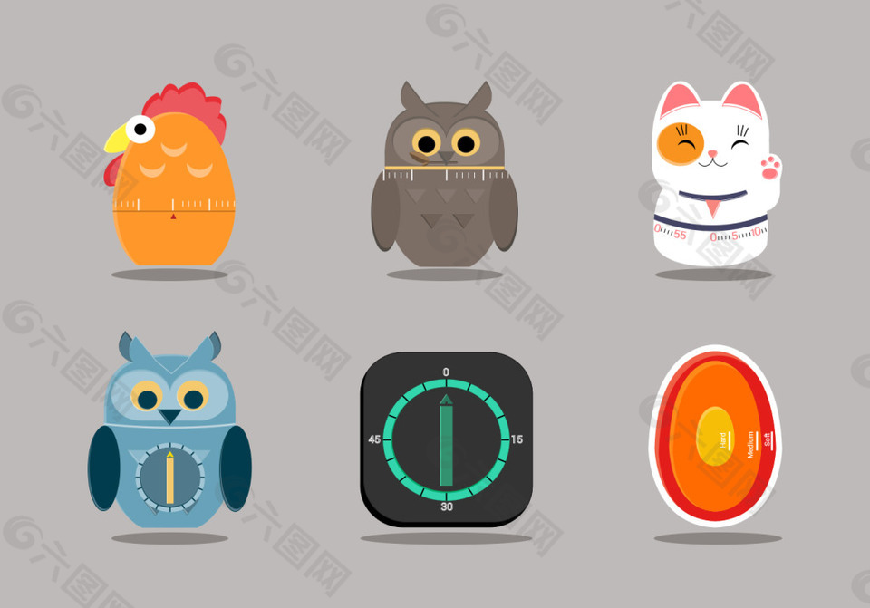 可爱动物计时器
