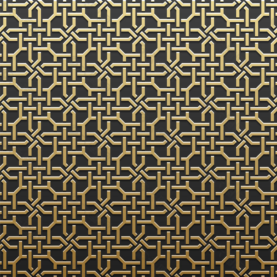 金色几何图案背景