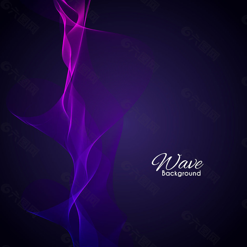 优雅时尚波纹紫色背景