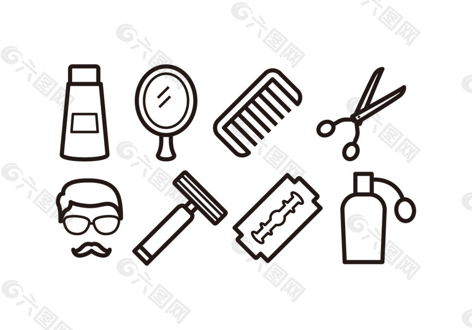 理发图标
