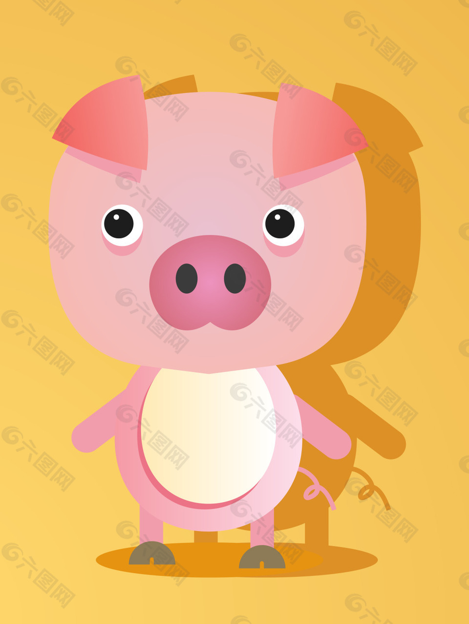 矢量小猪EPS