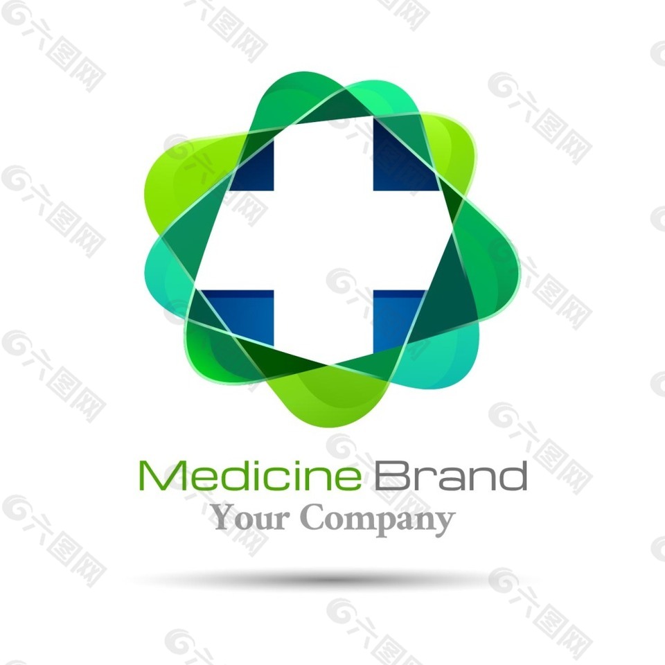 医药品牌标志设计矢量素材下载
