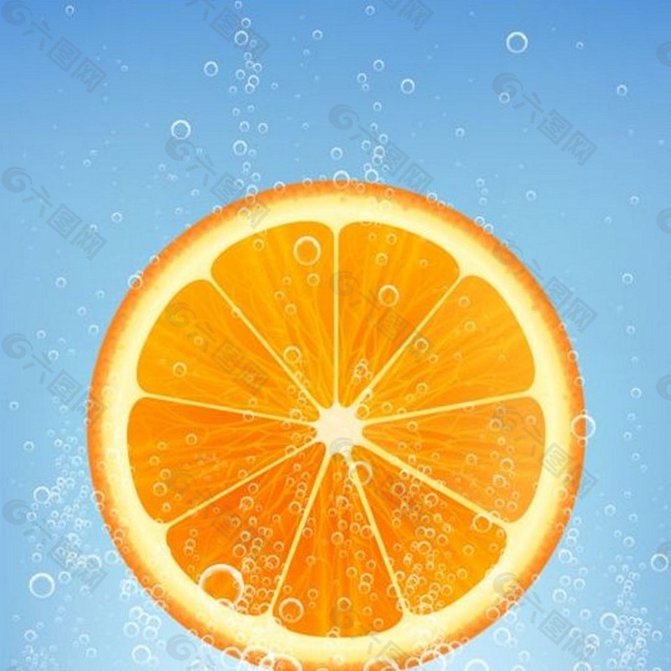 橘子背景素材