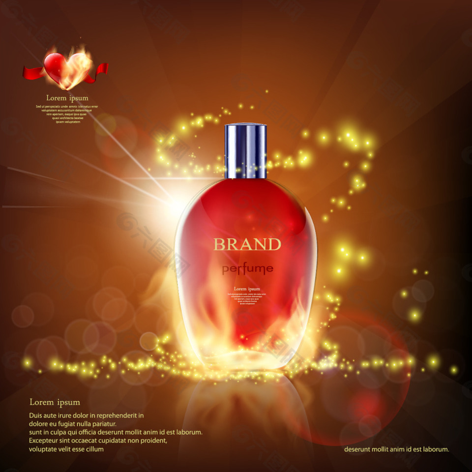 时尚香水包装