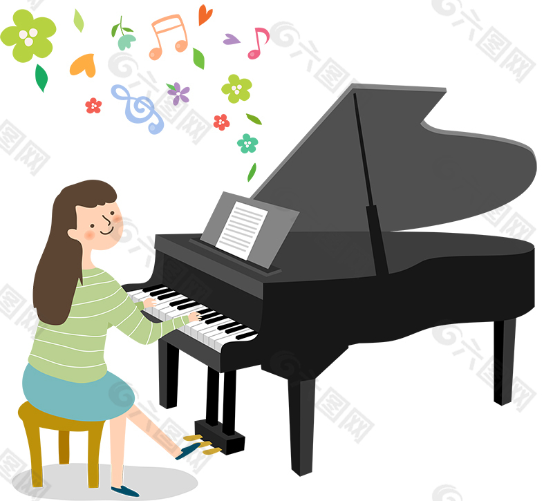鋼琴動漫 - 線上鋼琴鍵盤