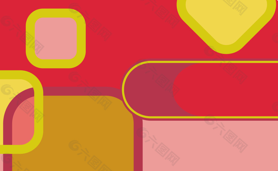 绿色几何图形背景