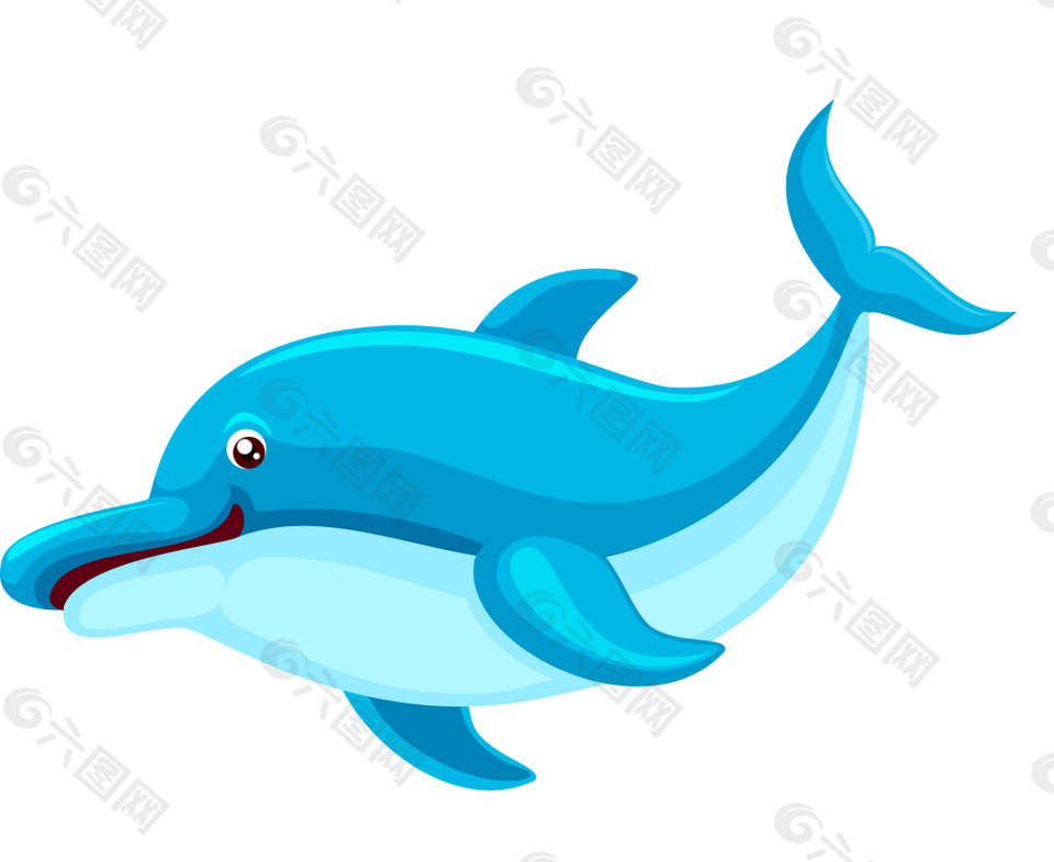 矢量海洋海豚EPS