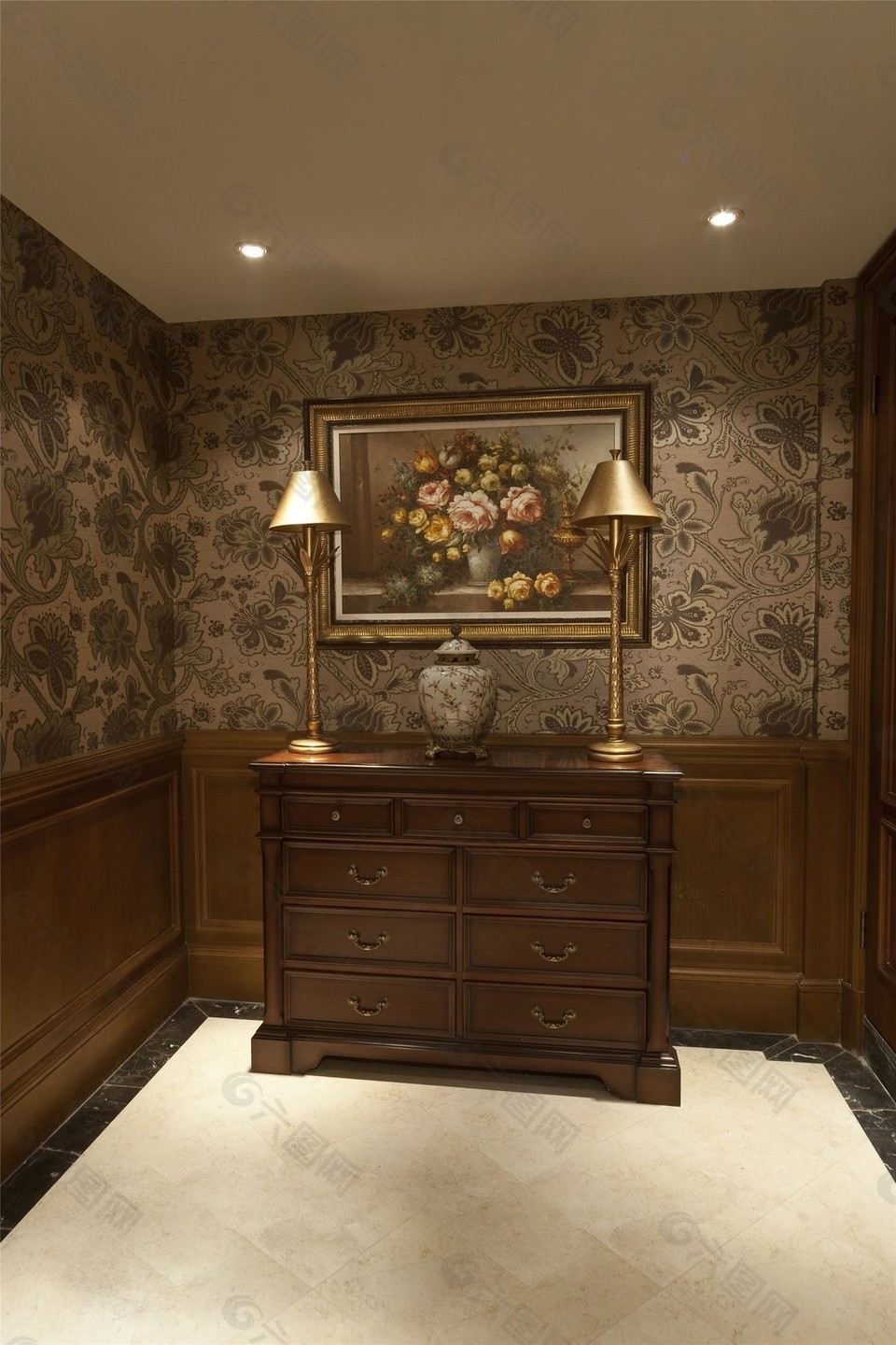 美式时尚室内背景墙设计图装饰装修素材免费下载(图片编号:8647092)