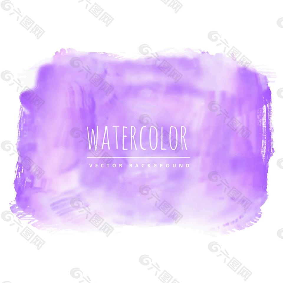 紫色水彩染色背景