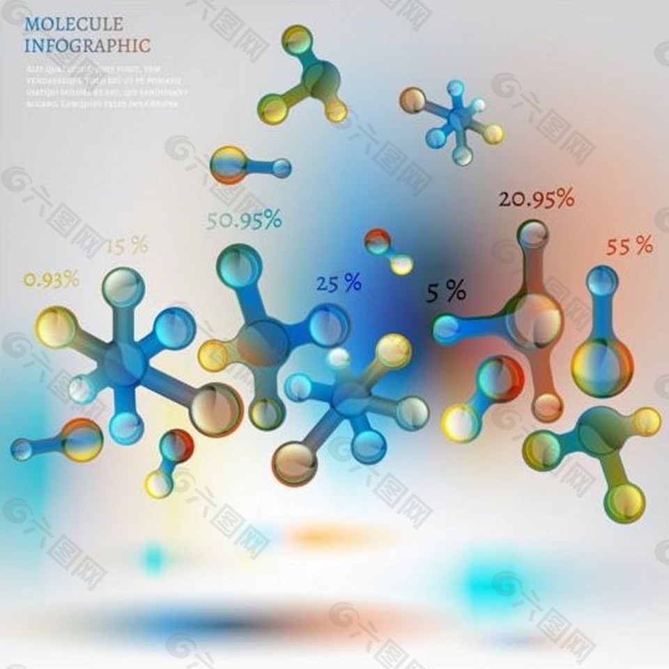 分子结构背景素材