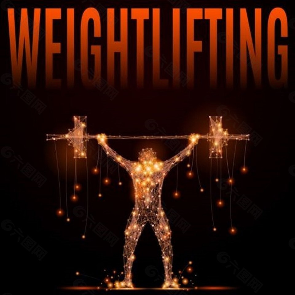 举重背景素材