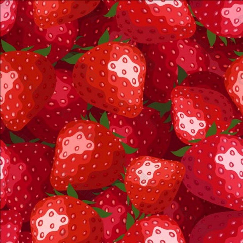 草莓背景素材