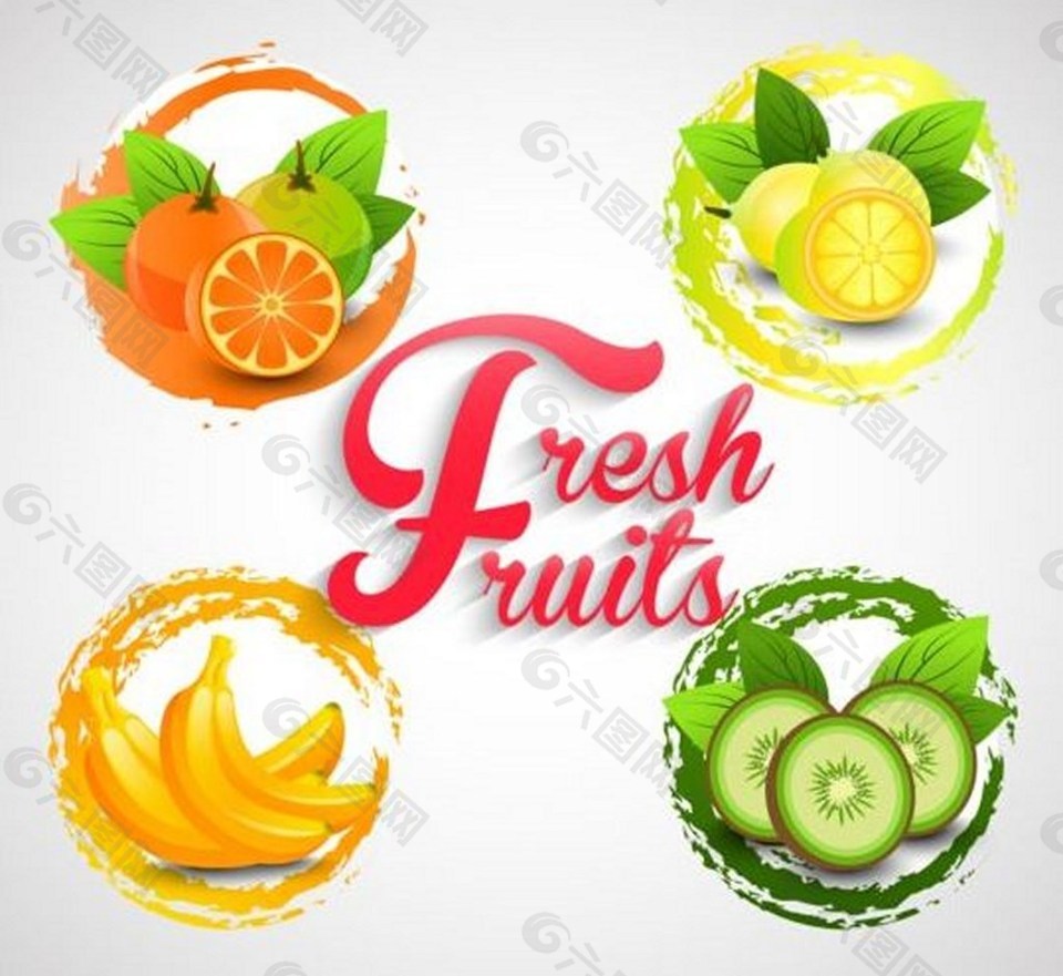 水果营养背景素材