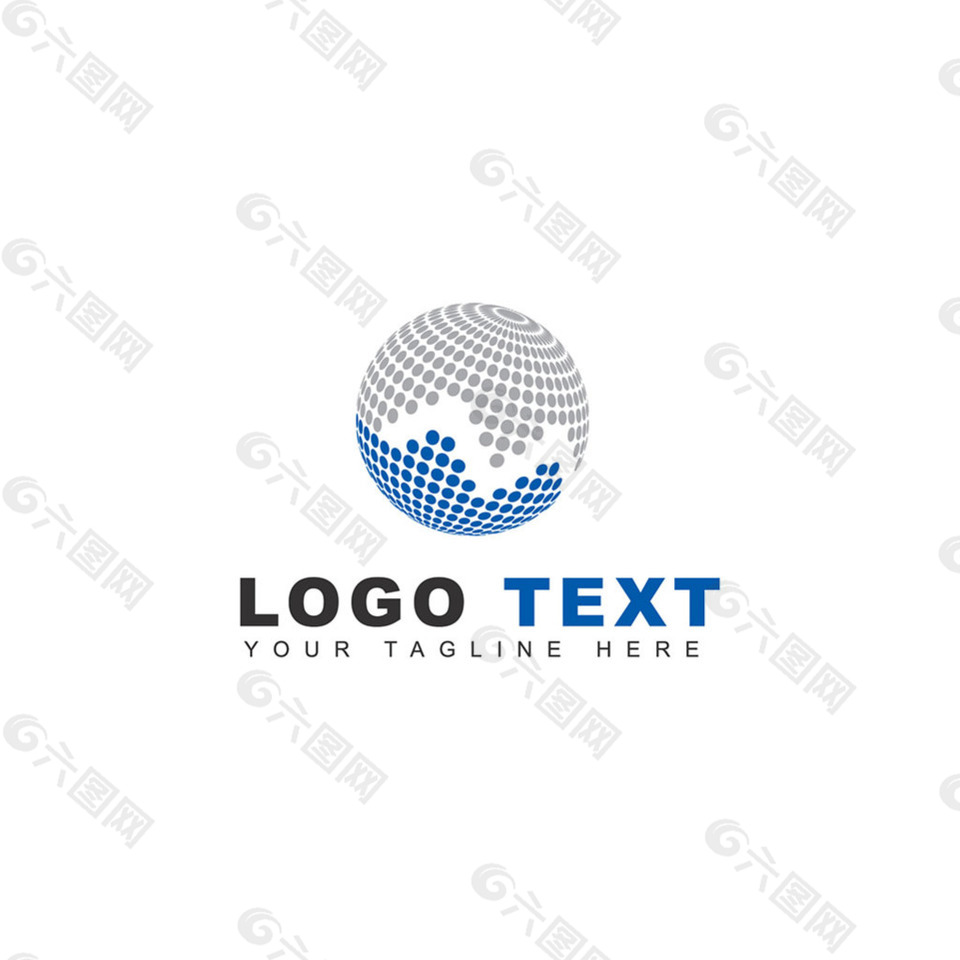 抽象技术标志logo