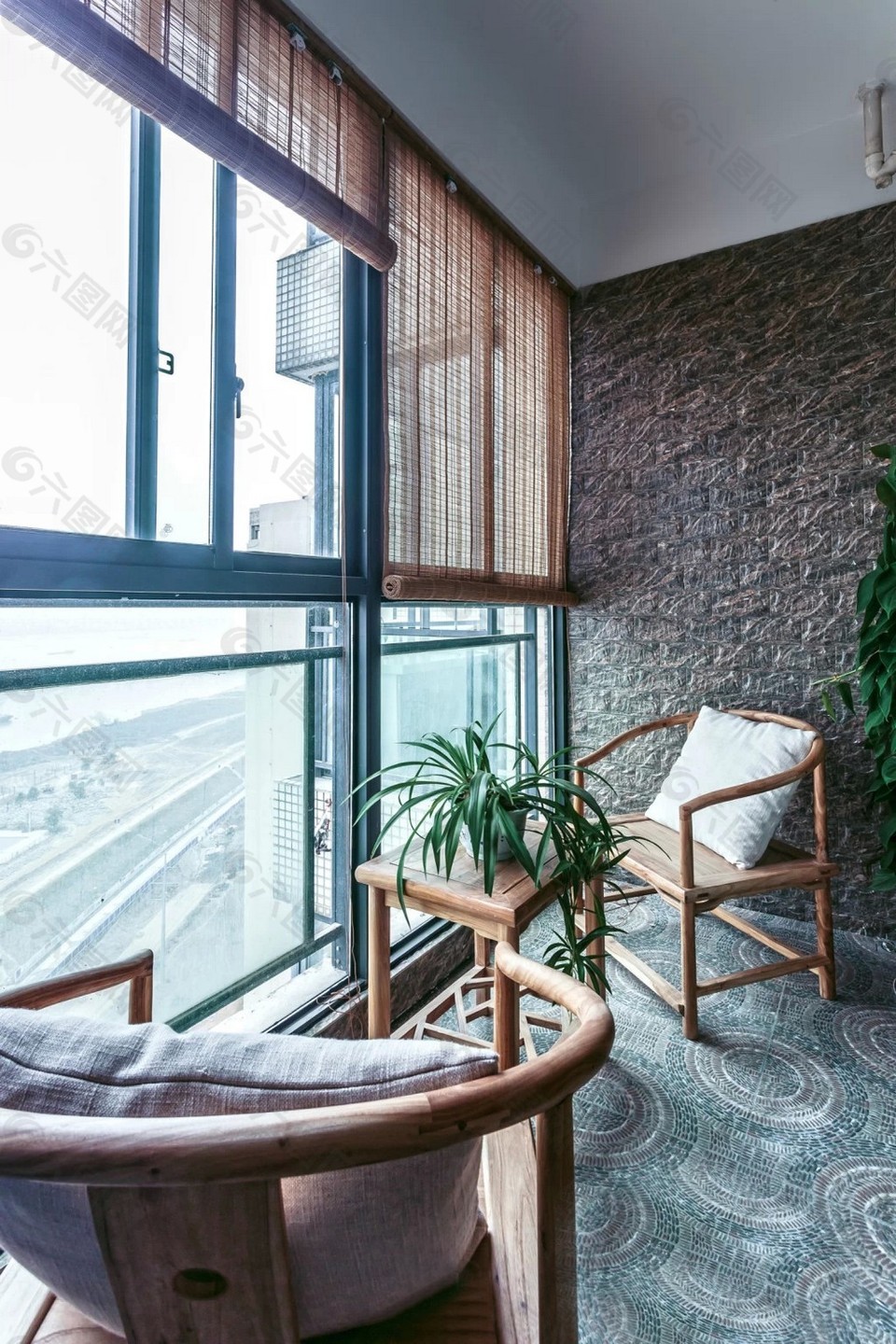 新中式休闲区家装效果图
