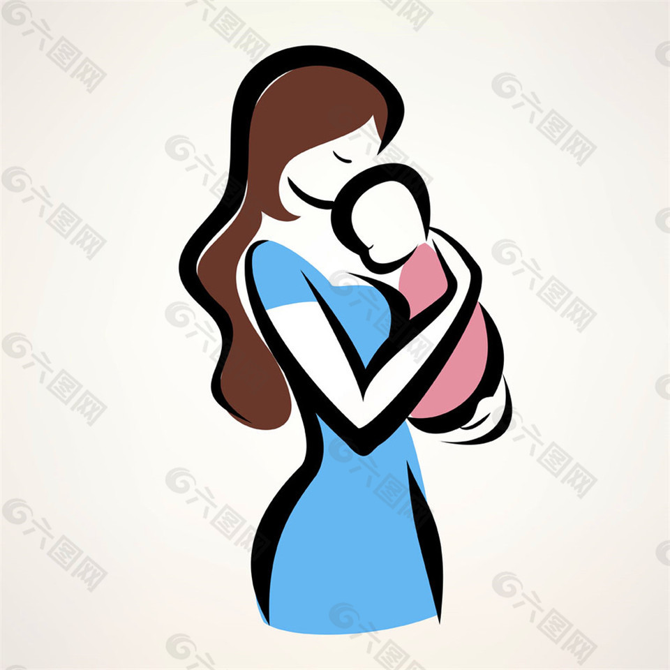 彩色母婴标志图片平面广告素材免费下载(图片编号:8663564)-六图网