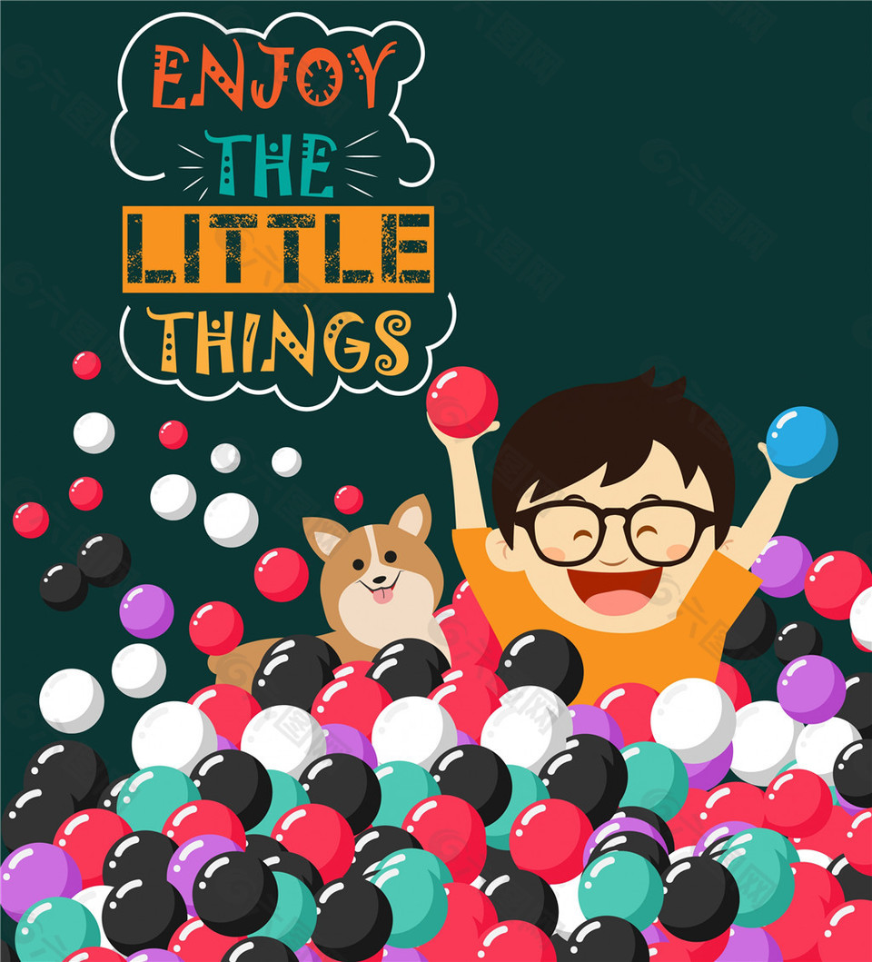 手绘可爱儿童插画