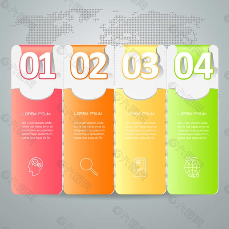 商业图框矢量背景