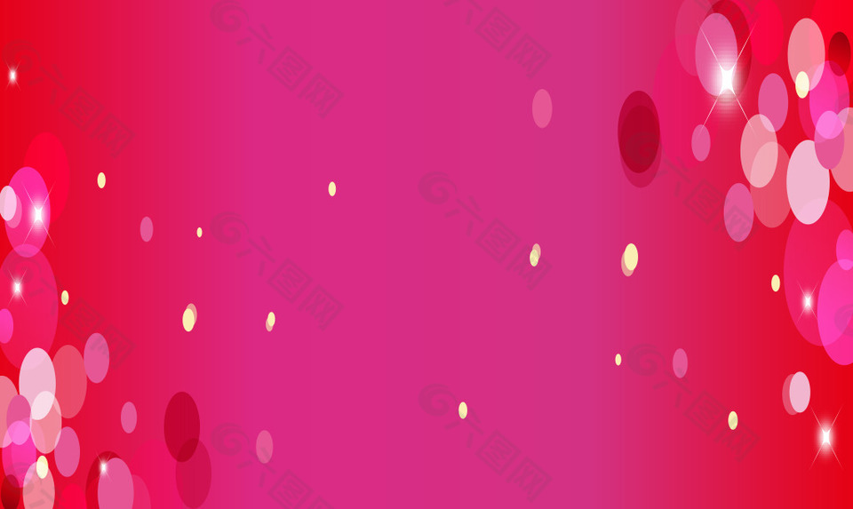 红色渐变圆形背景