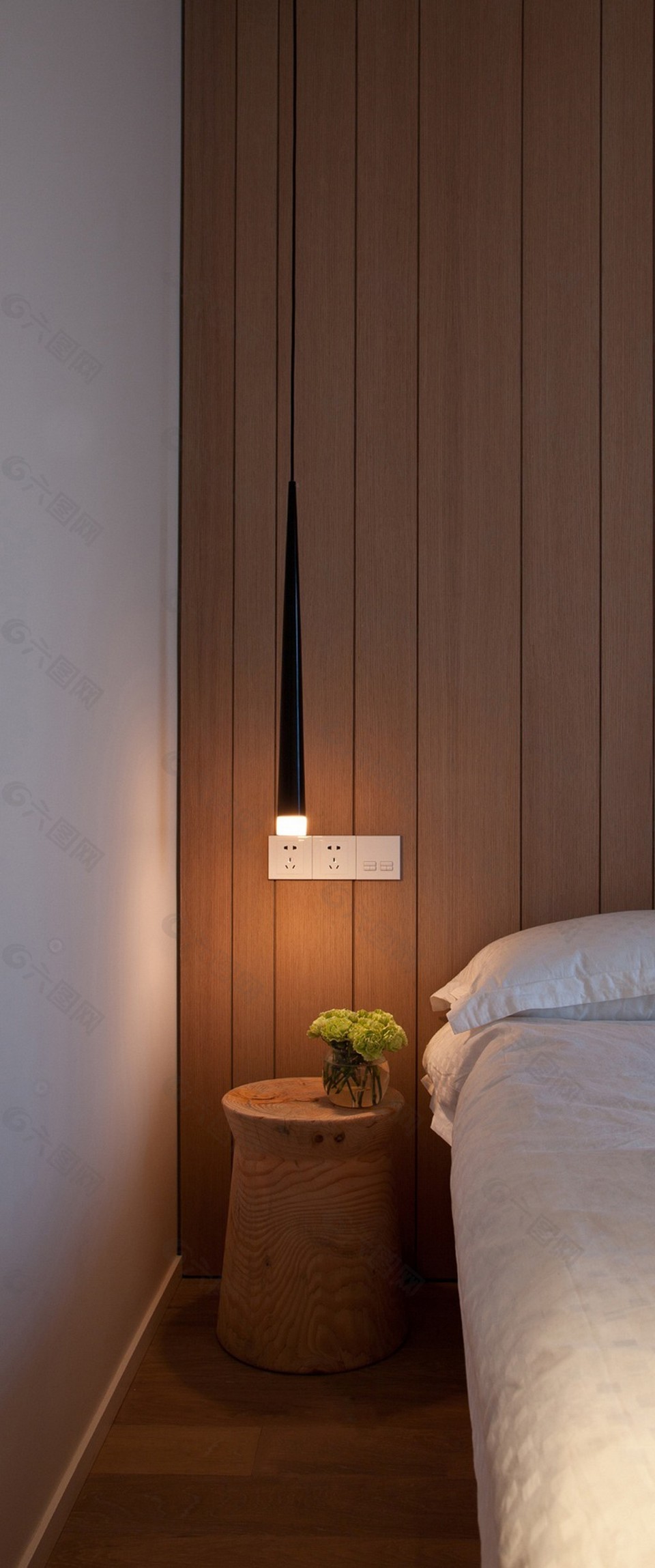 现代简约卧室床头灯设计图