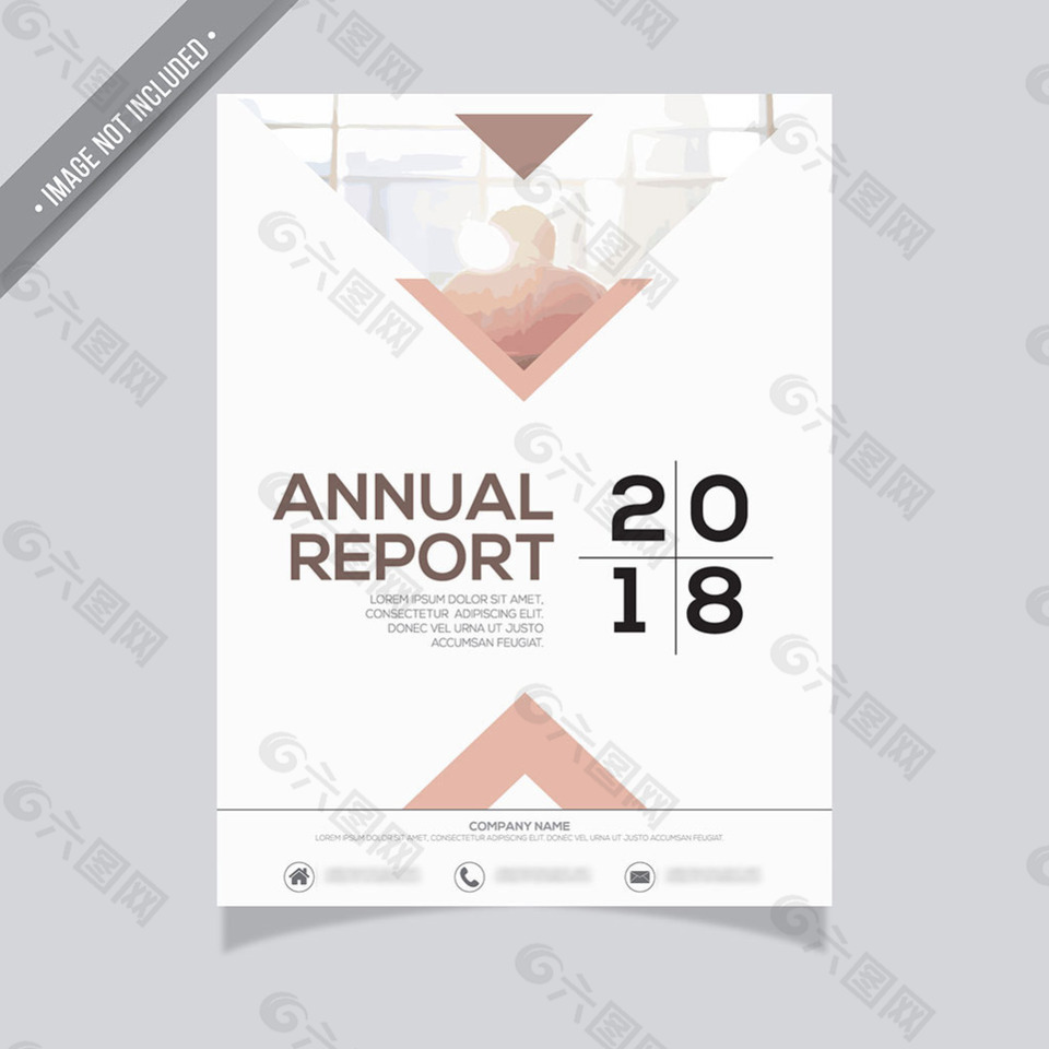 简约时尚白色年报手册设计