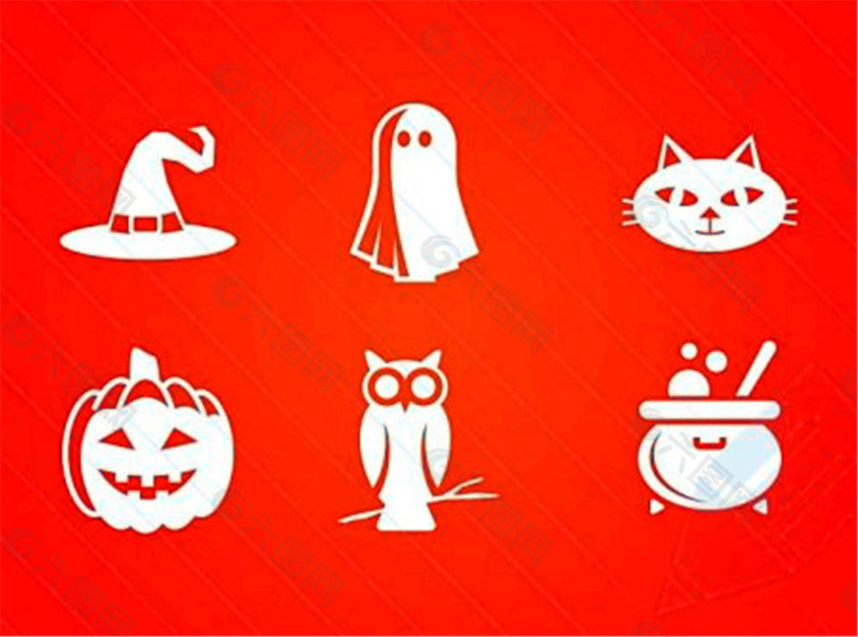 万圣节矢量图标