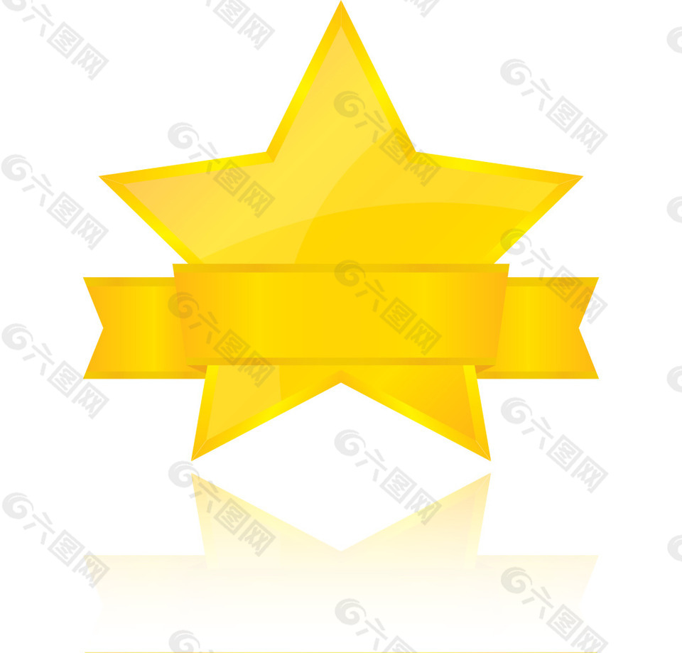 星星徽章图标