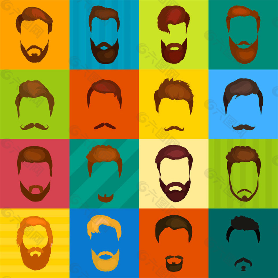 多种潮男发型图片