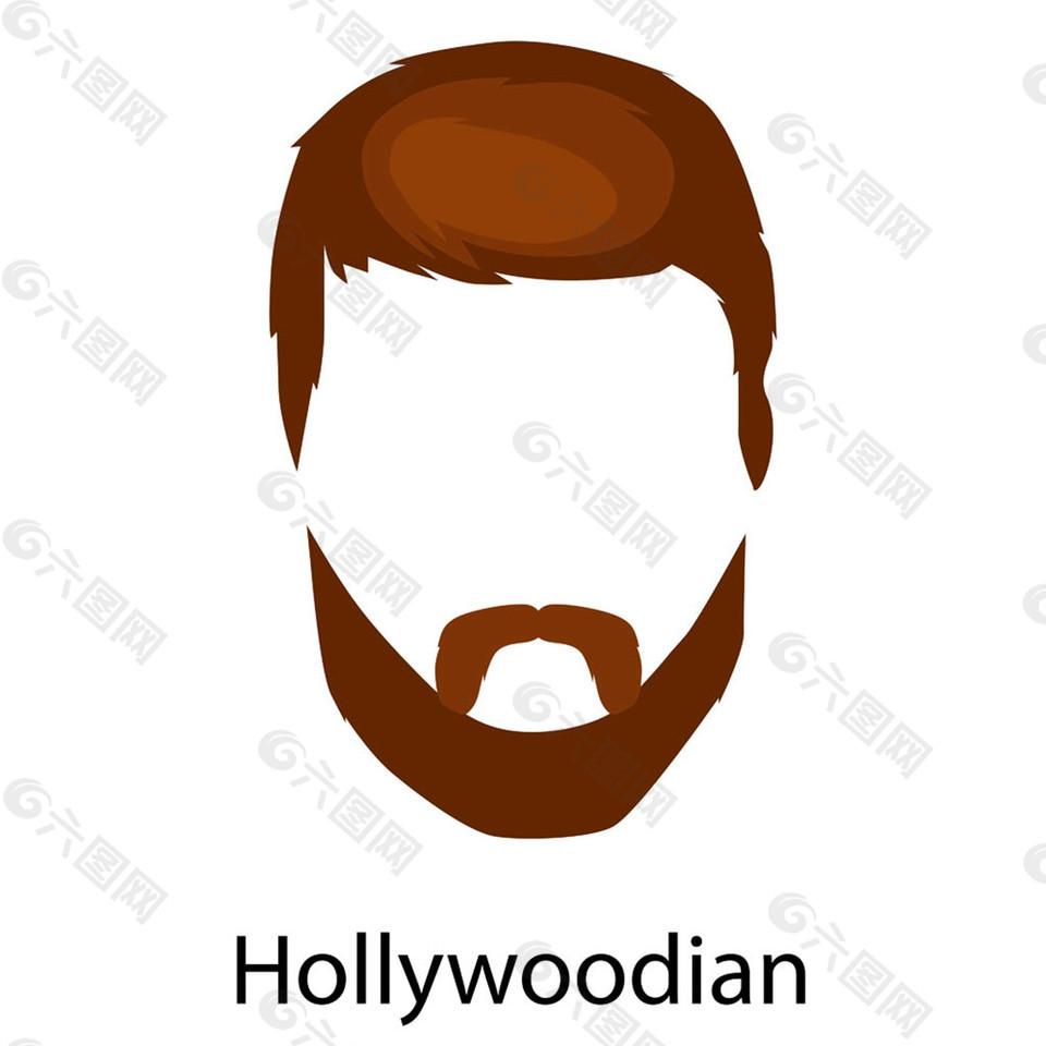 胡子潮男发型图片1