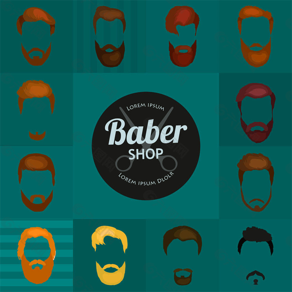 剪刀潮男发型图片