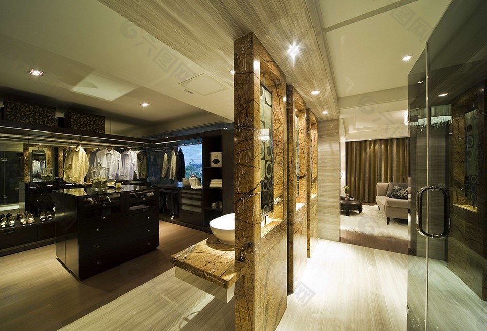 豪华别墅主卧装修效果图