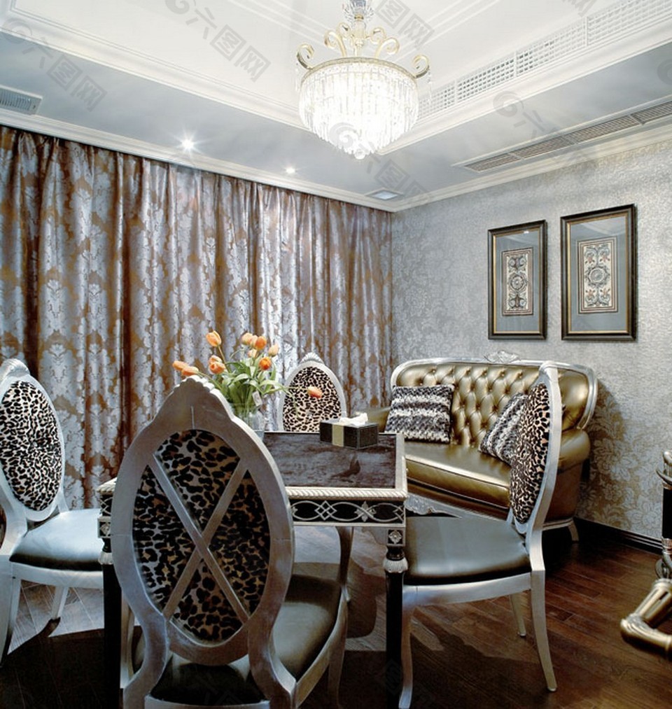 时尚休闲桌设计图