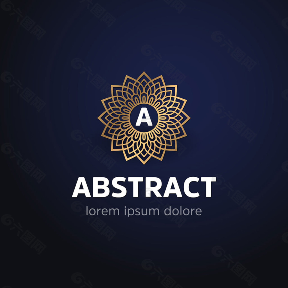 抽象花卉图形装饰标志平面广告素材免费下载(图片编号:8677435)-六