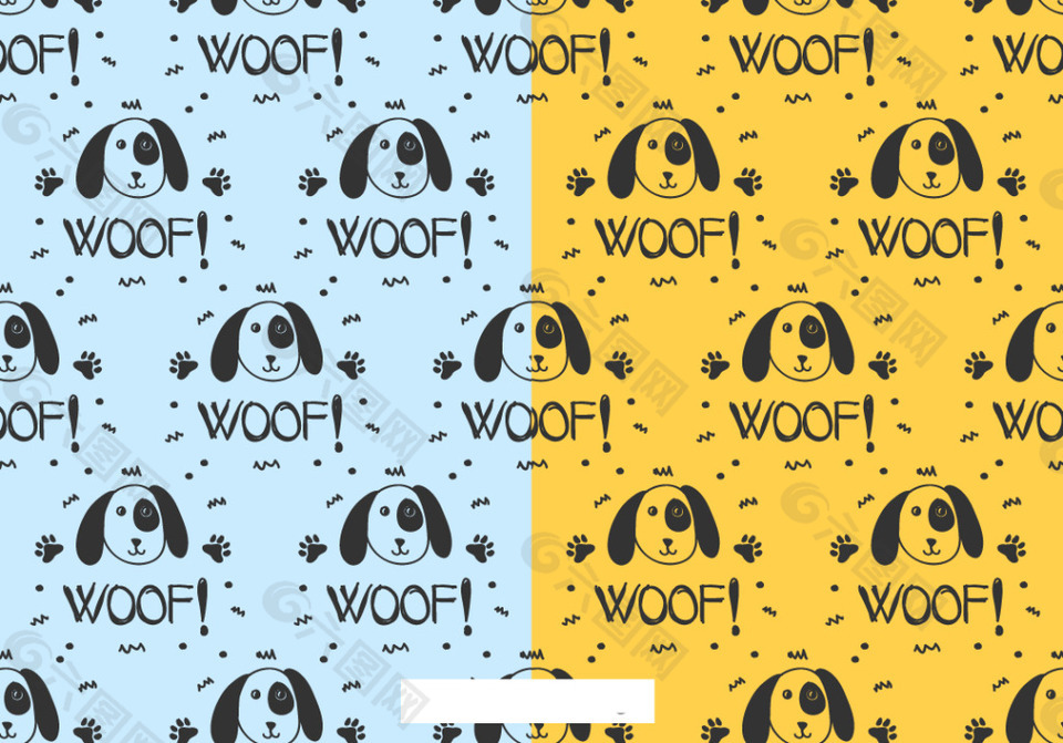 可爱小狗背景素材