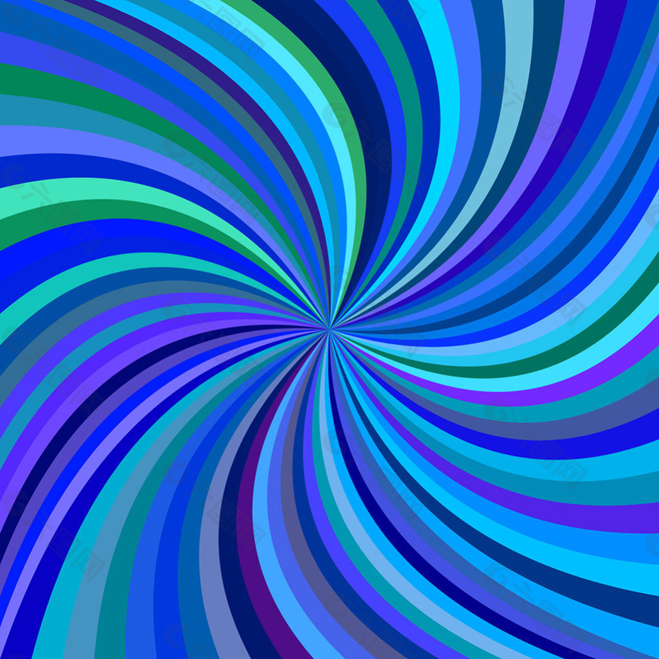 抽象蓝色螺旋背景