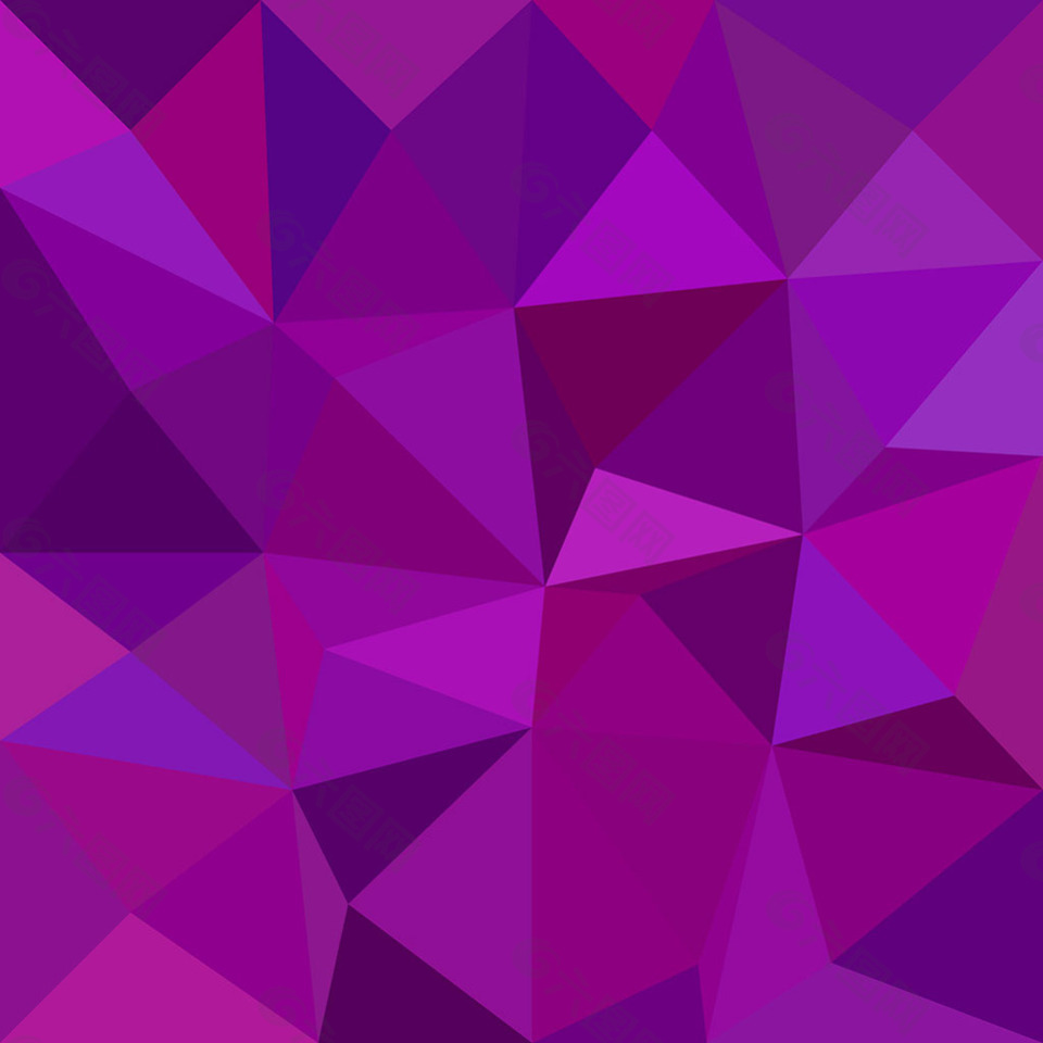 紫色多边形装饰图案背景