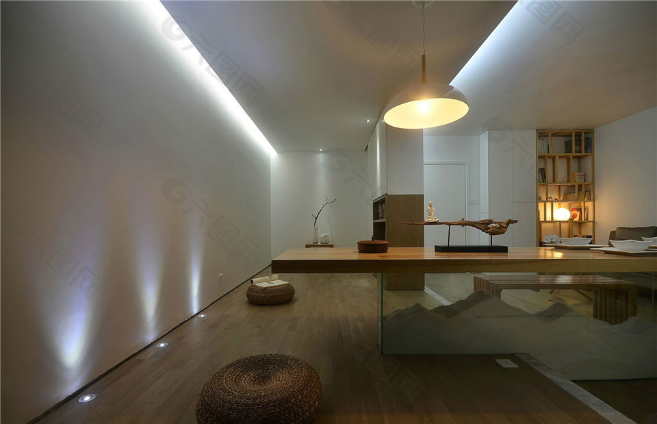 北欧简约餐厅装修效果图