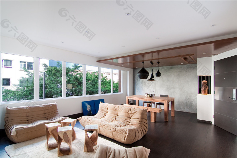 北欧现代客厅装修效果图