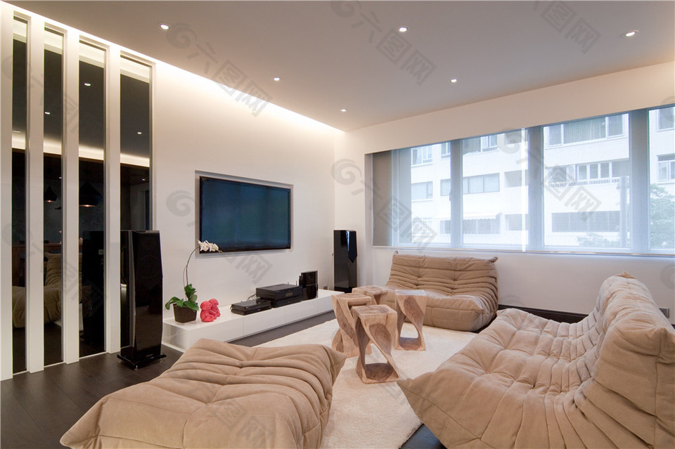 北欧现代客厅装修效果图