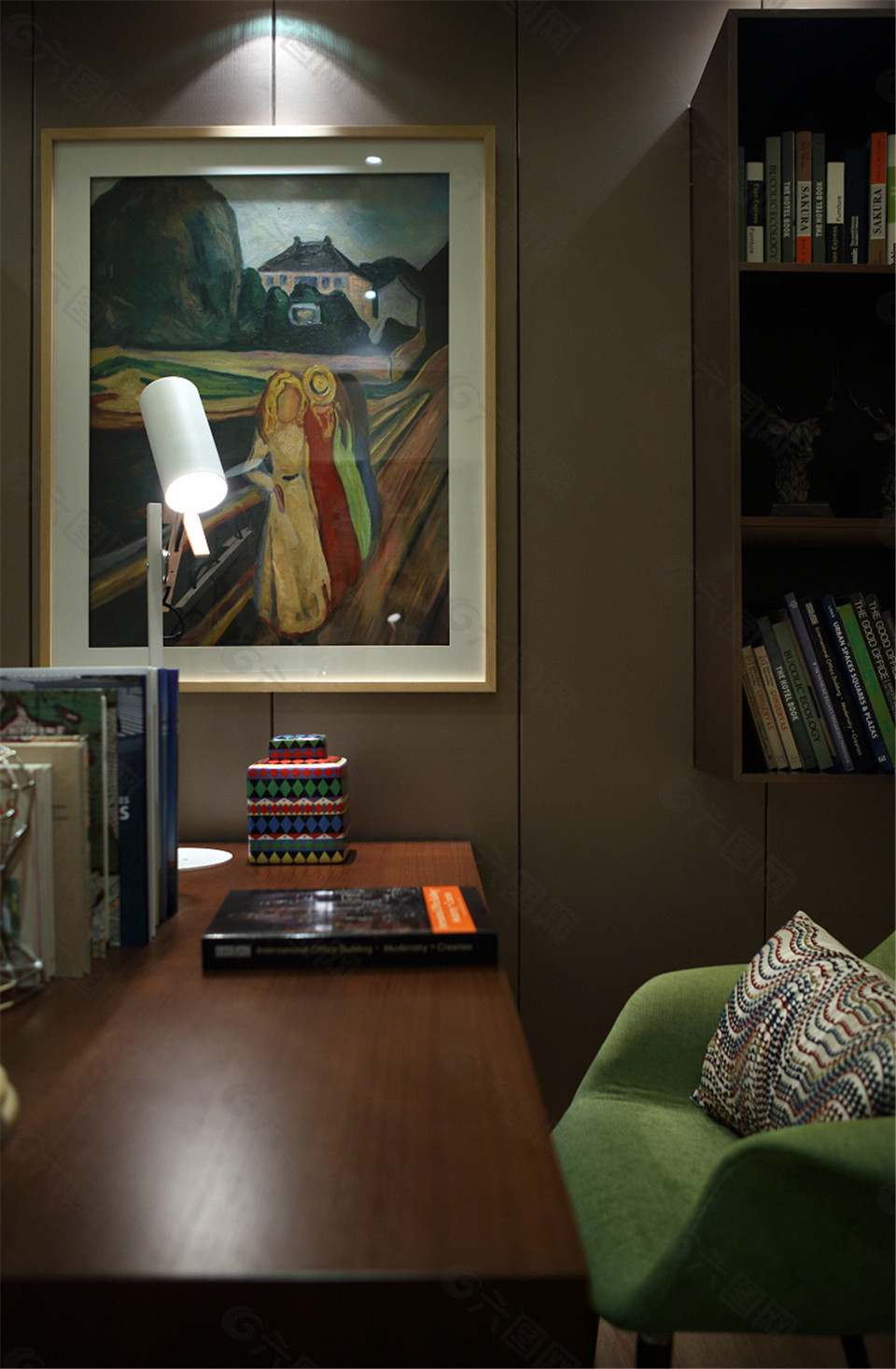 北欧风格家居书房装修效果图