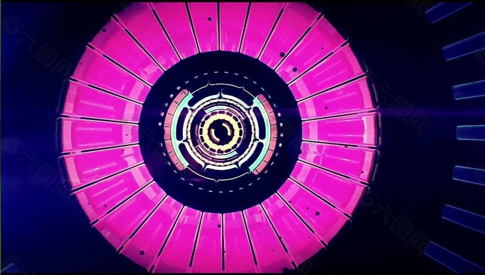 超炫3D隧道LED舞台动感视频背景