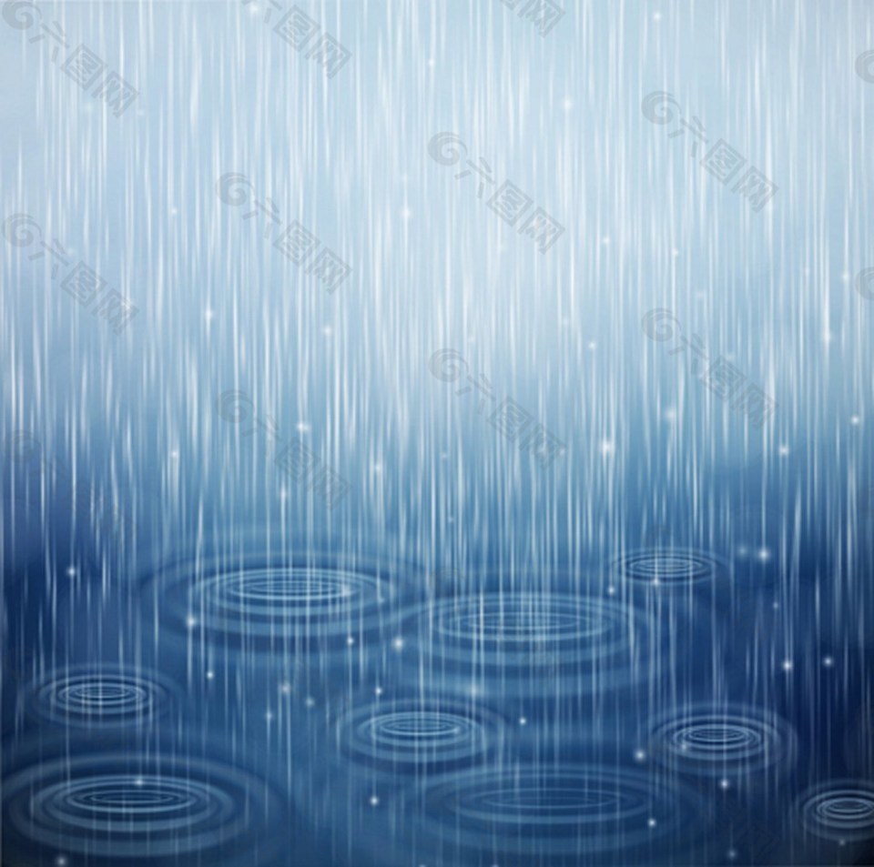 雨水背景素材