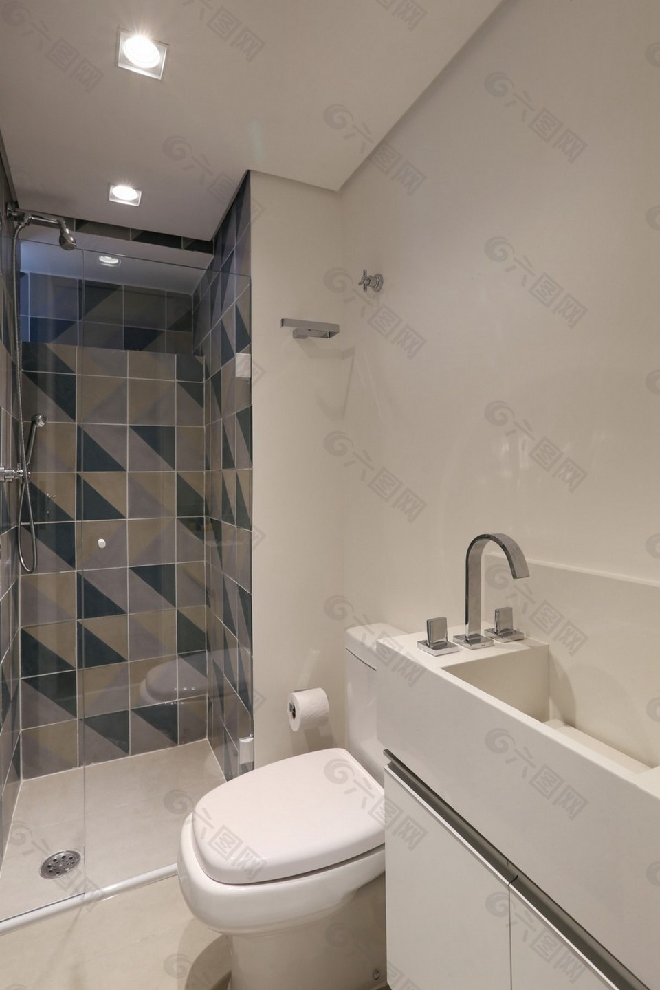 北欧简约卫生间装修效果图